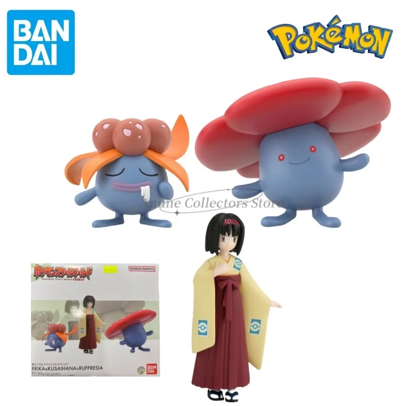 

Bandai POKEMON Scale World Ika Sleem Viveplume Anime Figure Giocattoli Per Bambini Regalo Ornamenti Modello Da Collezione