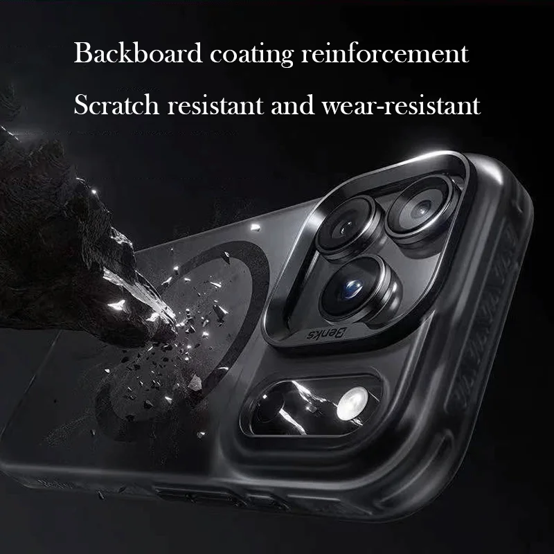 Benks Case For iPhone 17 Pro Max Wireless Charging Back Cover Case for iPhone 17 Pro