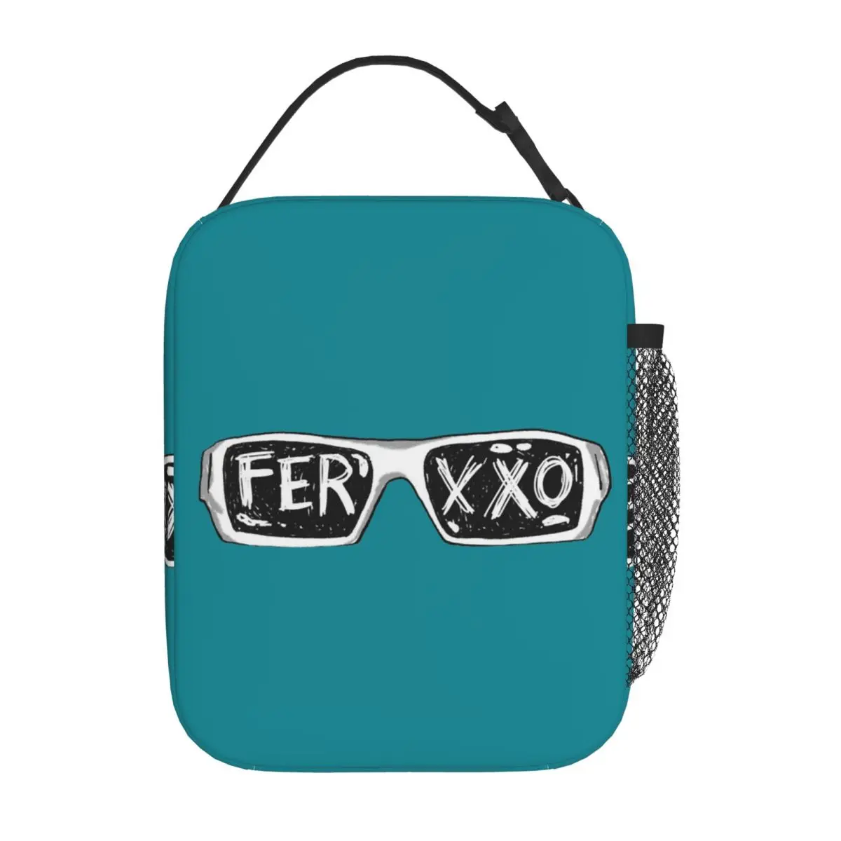 Ferxxo Glasses - Feid Logo Classic Sticker Insulated Lunch Bag for Women Children Portable Food Boxes Thermal Lunch Box Tote