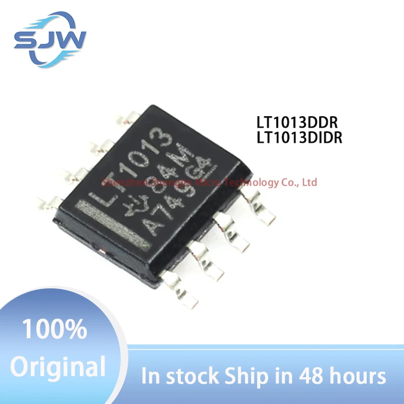 

LT1013DDR LT1013DIDR silk-screen 1013D 1013DI encapsulation SOIC-8 two-circuit Precision operational amplifier