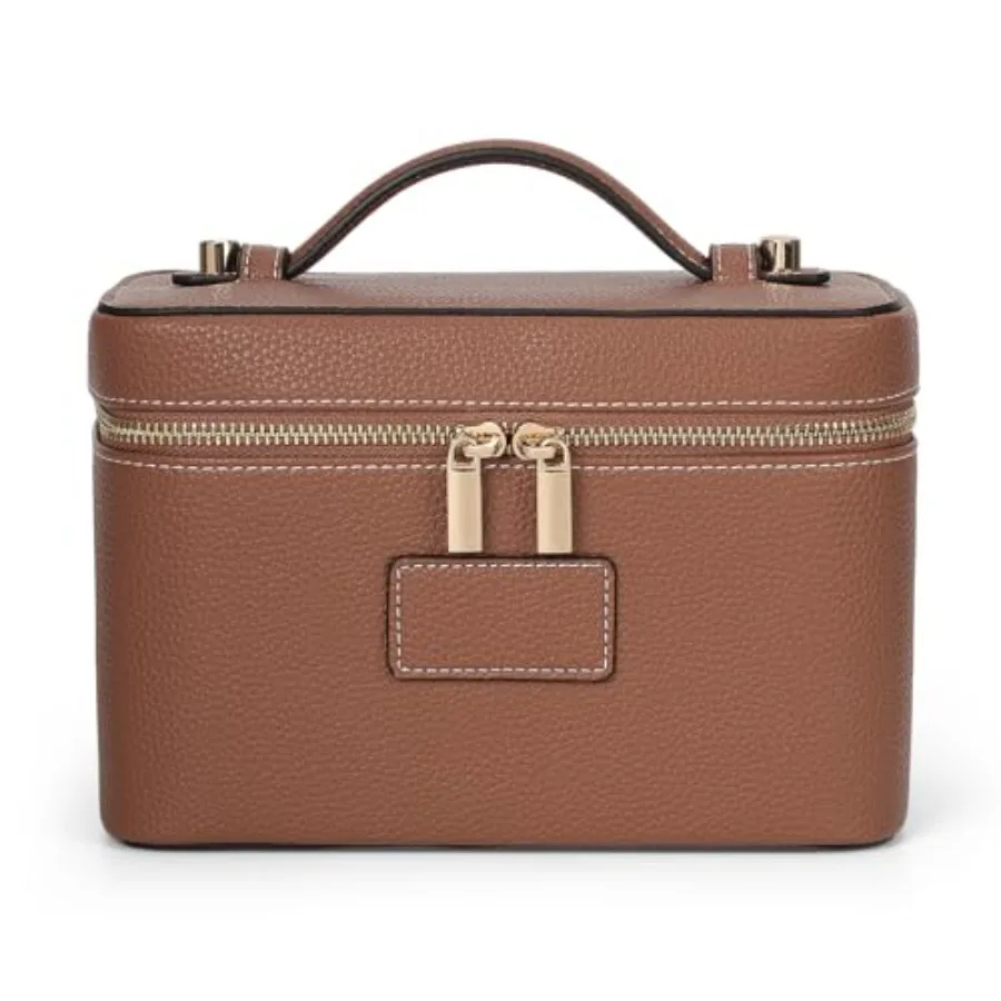 

Косметичка-органайзер для женщин, кожаная дорожная сумка для туалетных принадлежностей, портативный кейс для макияжа