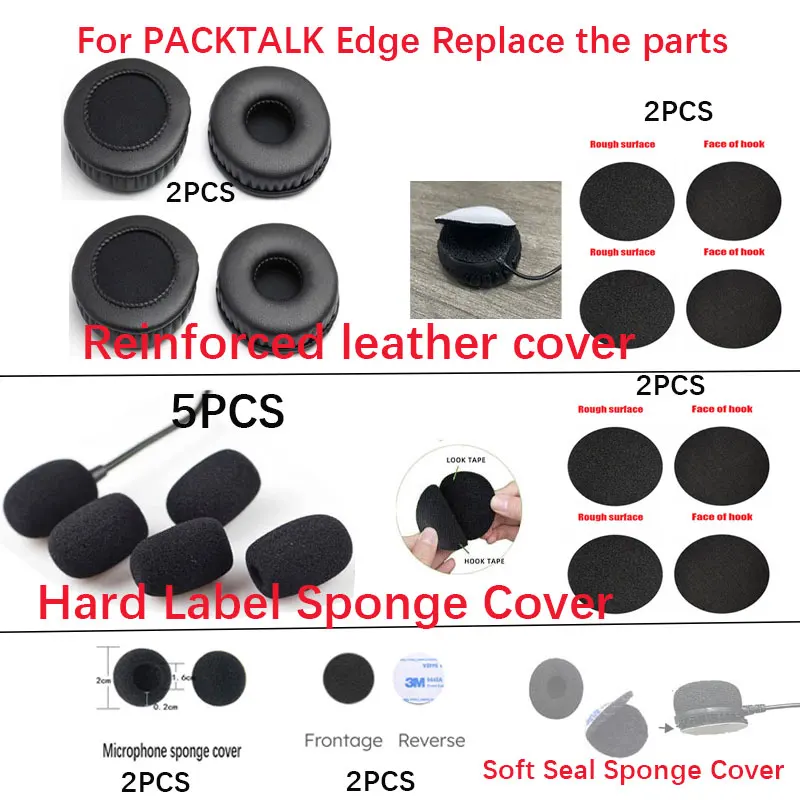 

Для мотоциклетного шлема Cardo PACKTALK EDGE/Pro Bluetooth-домофон Замена губки и кожаных деталей