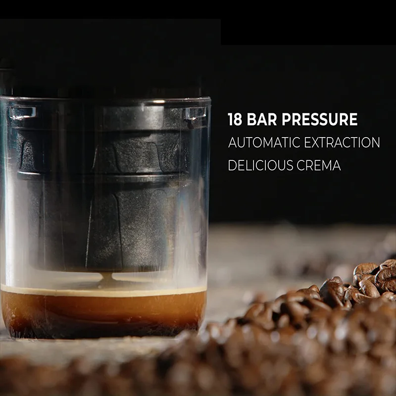 المحمولة كبسولة صانع القهوة ، وعاء القهوة الصغيرة ، تسخين البطارية ، شبه التلقائي ، السفر ، سيارة ، المنزل ، في الهواء الطلق ، جديد