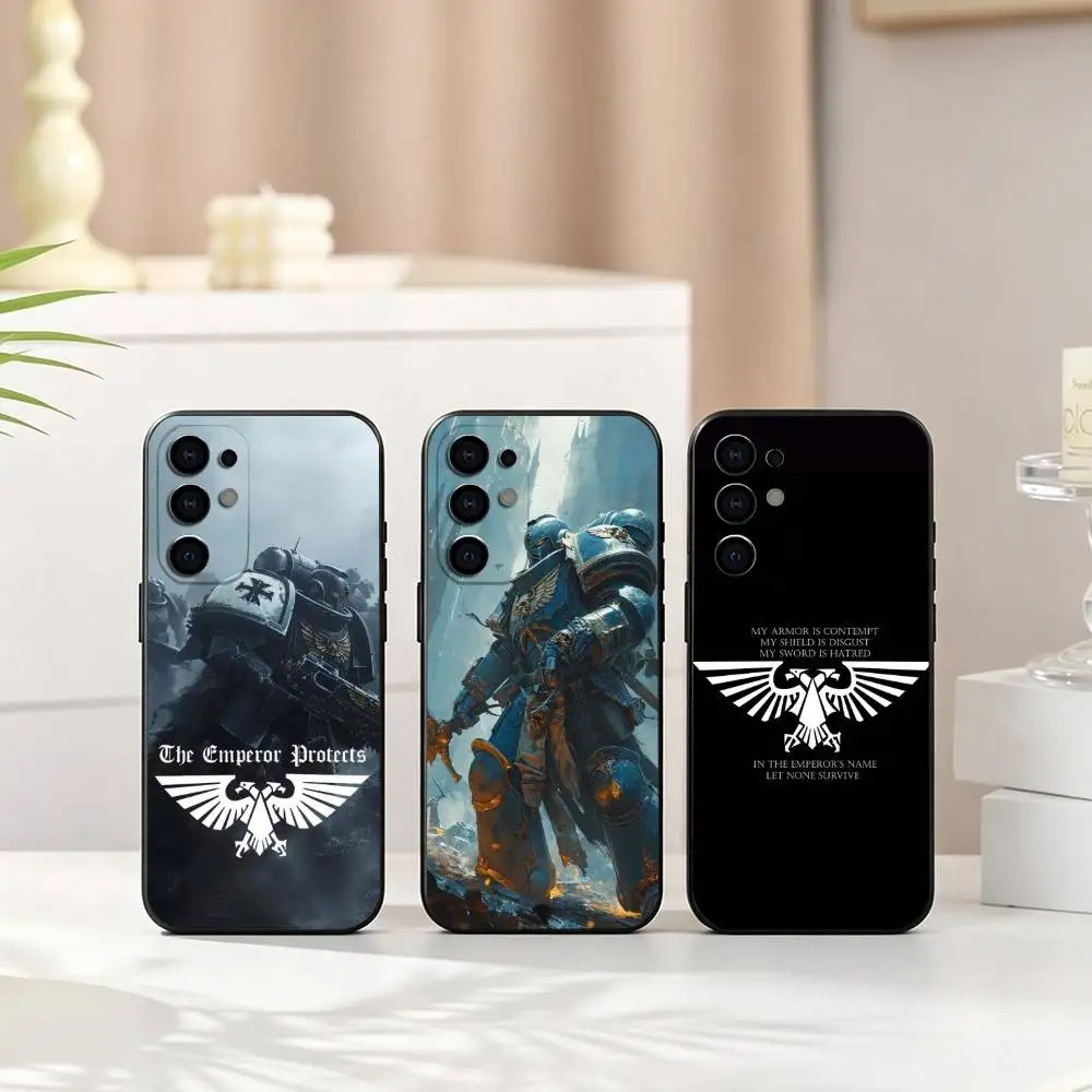 Game Warhammer -40k gift Phone Case For Samsung S25,S24,S21,S22,S23,S30,Ultra,S20,Plus,Fe,Lite,Note,10,Black Cover