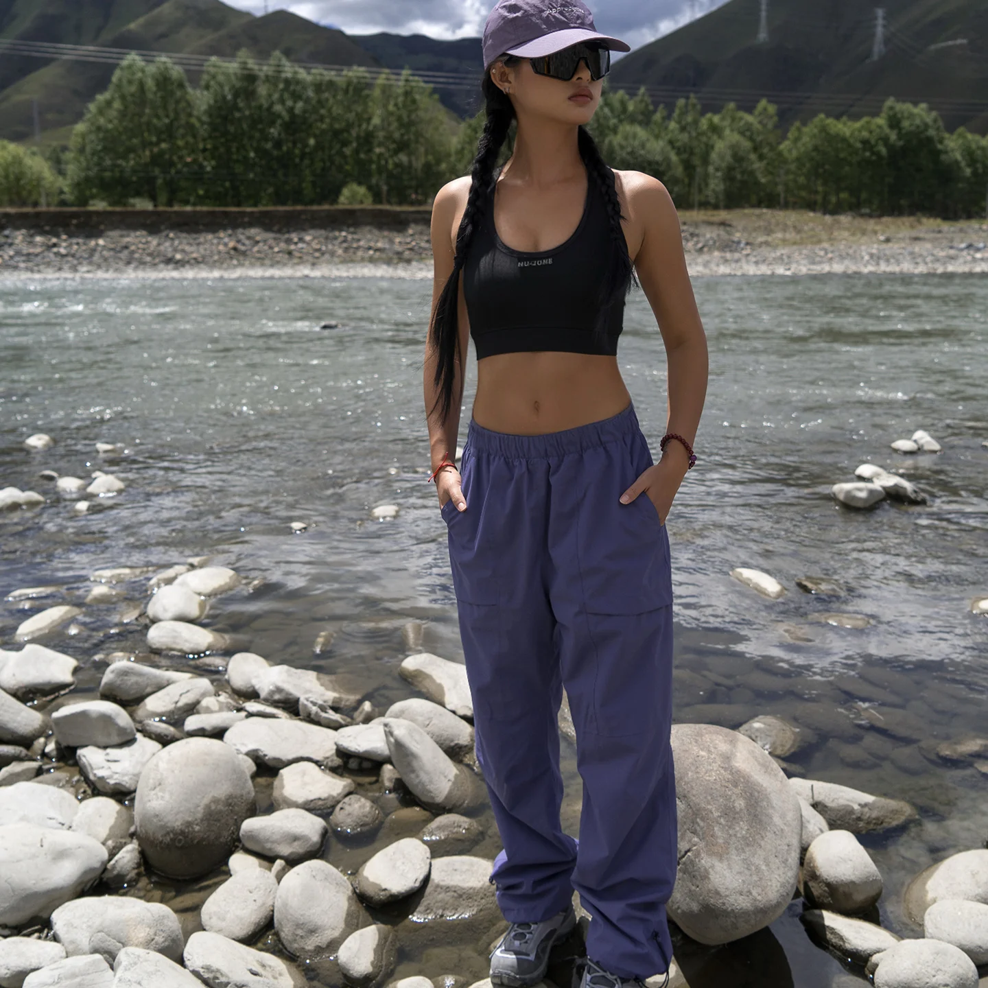 누-준 여성 겨울 전술 하이킹 바지 방풍 야외 방수 보온 산악 빠른 건조 바지 등산 유니섹스