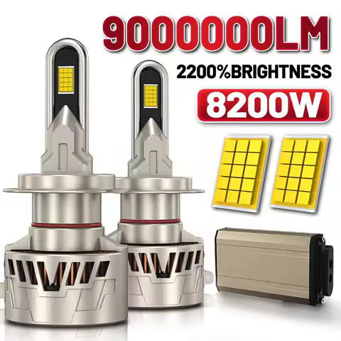 H11 H7 H4 LED Canbus Car Headlight 9000000LM H1 9005 9006 HB4 HB3 9012 H8 H9 8580 CSP 8200W High Power 6000K Auto Lamp 12V 24V