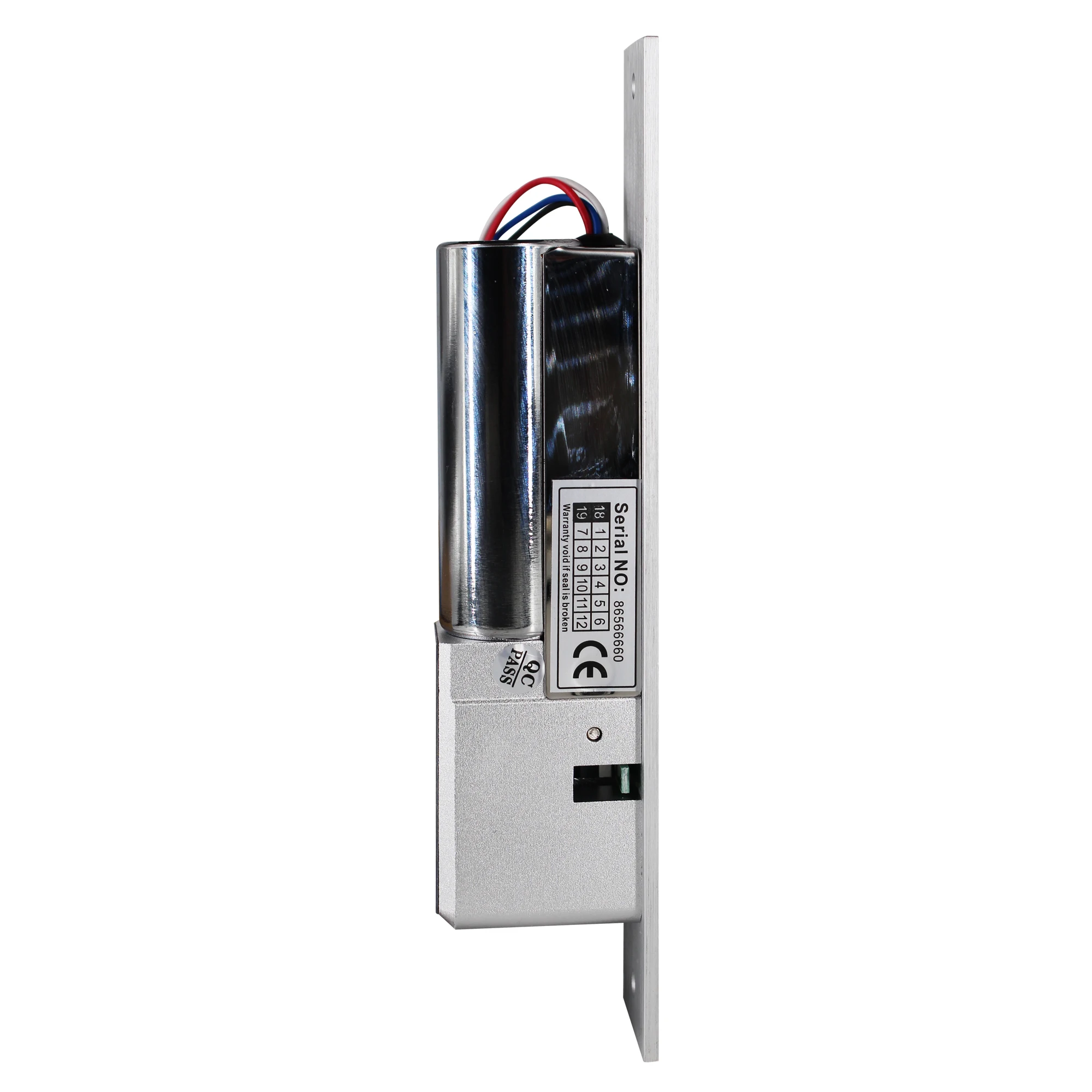 

5 Wires High Quality Electric Strike Lock Stainless Steel Door Lock With Time Delay Fail Safe Lock for Narrow Door