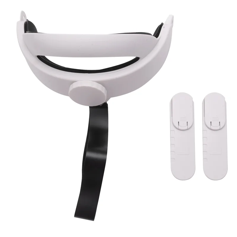 VR Headband for Oculus Quest 2, Replacement for Elite Strap Adjustable Clockwork Knob Non-Slip Head Strap VR