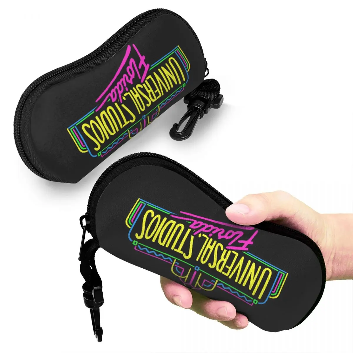 

Universal Studios Florida V2 Shell Glasses Case Protective Sunglasses Box Women Men Soft Eyeglass Bag Pouch