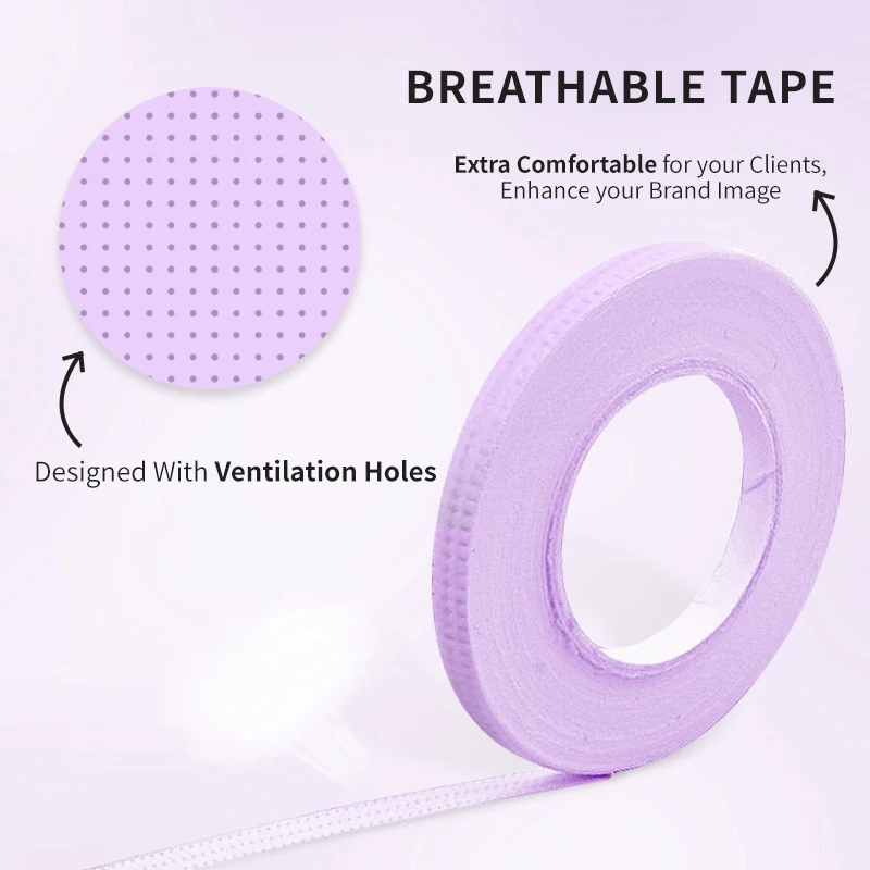 5/10pcs Nastro Micropore per Ciglia Estensione Ciglia Forniture Accessori Nastri Ciglia per Sotto Gli Occhi Nastro Estensioni Ciglia