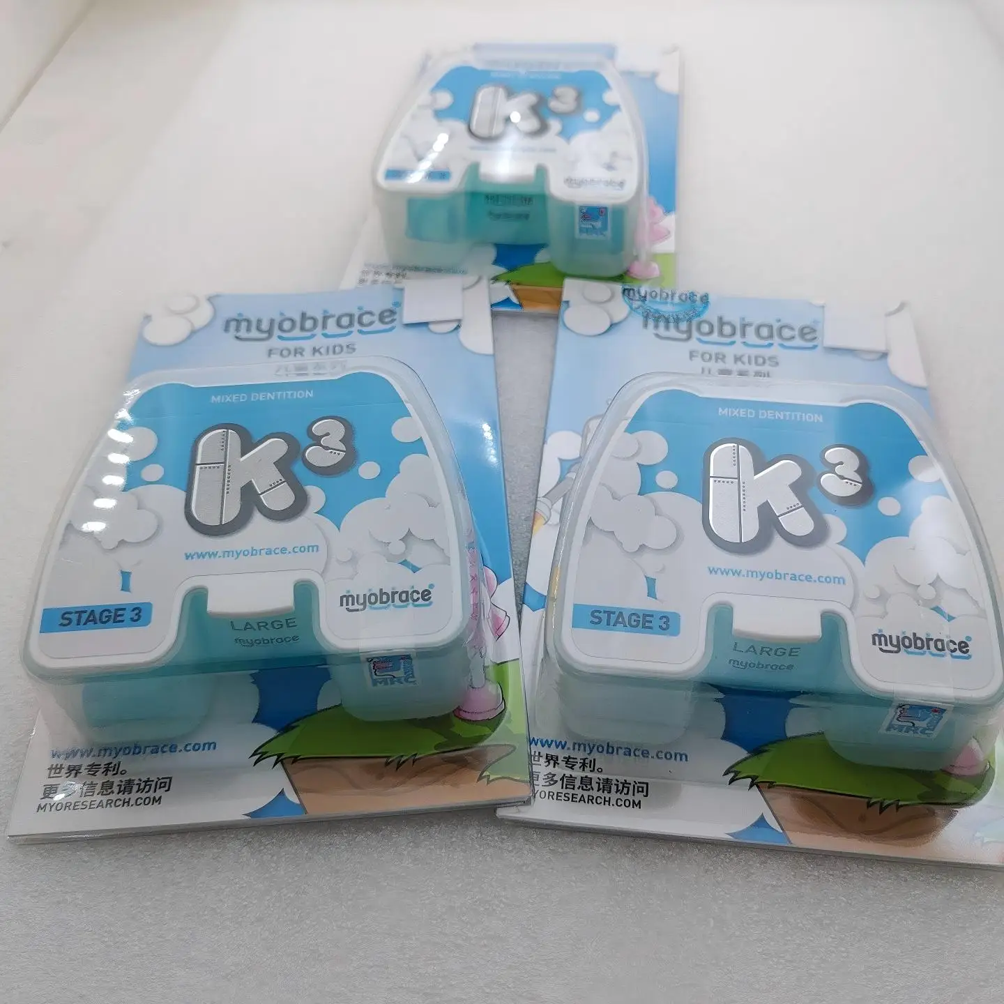 K3 Dental MRC Orthodontics Children's Orthodontic Braces Arch Shape for Jaw Development 6-10 Years Old