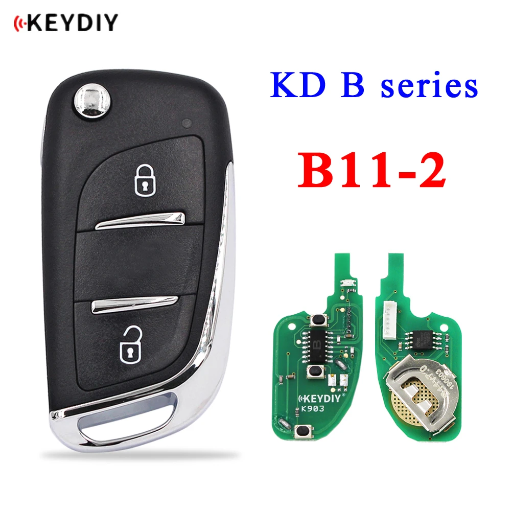 

KEYDIY B Series B11-2 2-кнопочный универсальный пульт дистанционного управления KD для KD-MAX KD900 KD900 + URG200 KD-X2 Mini KD DS Style