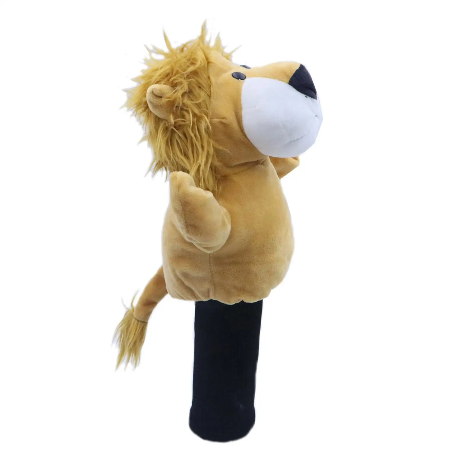 

Милый головной убор для гольфа с изображением льва, аксессуары для гольфа, подарок для гольфа, забавная защита, легкий деревянный чехол для головы, плюшевый чехол для гольф-клуба