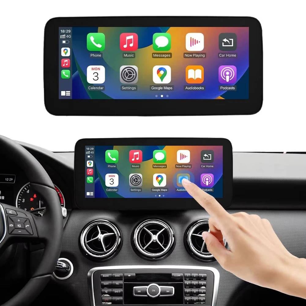 CarPlay Android Auto Multimedia Display Screen for Mercedes-Benz a B C E Class CLA GLA GLC CLS NTG4.5 NTG5.0