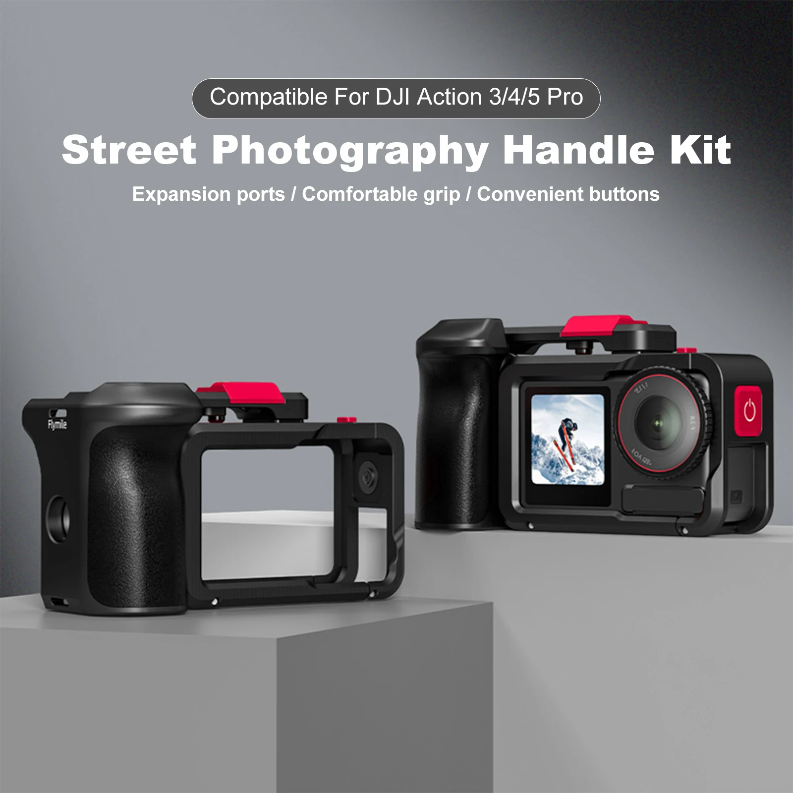 Aluminium Alloy Metal Frame Camera Accessories Protective Frame Housing Aluminium Case Metal Cage for DJI Action 3/4/5pro