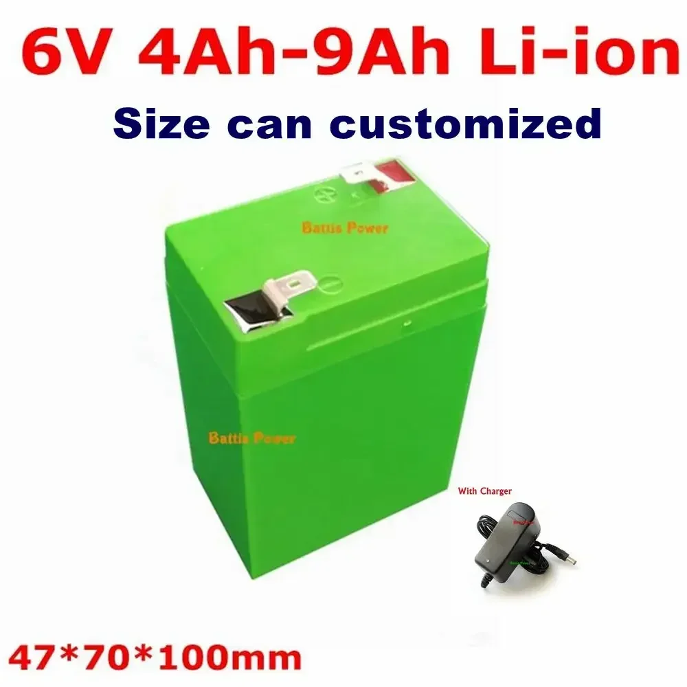 6 В 4,5 Ач 7 Ач 4 В 10 Ач литиевая батарея 7,4 В детские автомобили игрушки электронные весы Мощность может заряжать с зарядным устройством 8,4 В