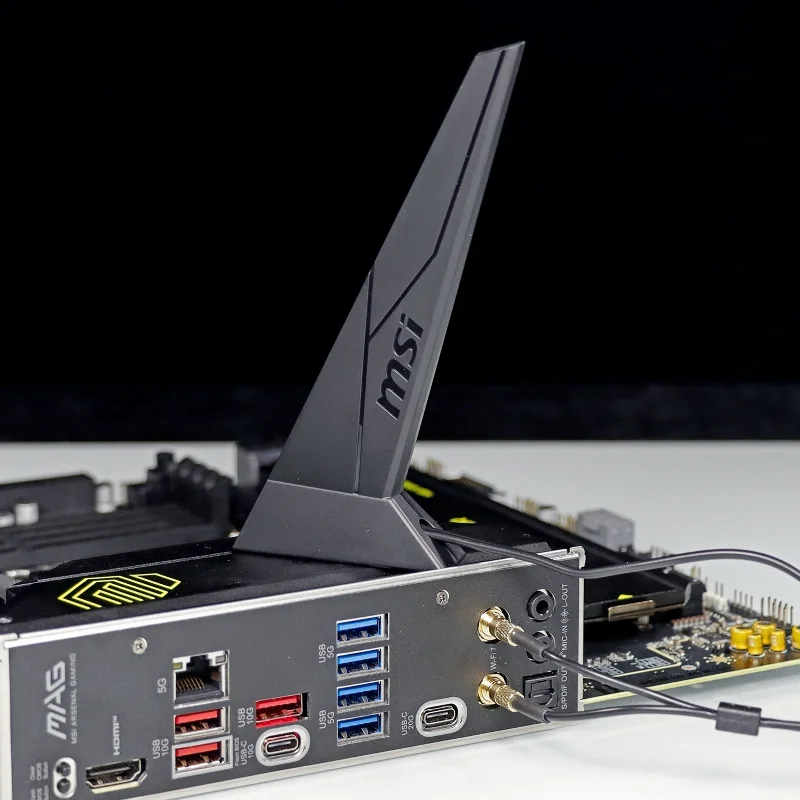 

Оригинальная антенна MSI WIFI7, белая EZ-Plug для MSI ASUS GIGABYTE B840 B850 Z890 MAG B860-P B860M-A X870, игровая материнская плата