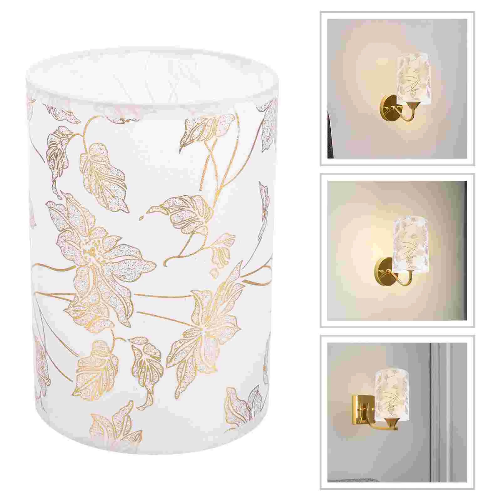 

1 pc Linen Fabric Lamp Shade Double Sided Bedside Table Floor Lampshades for Table Lamp Replacement Decorative Light Covers