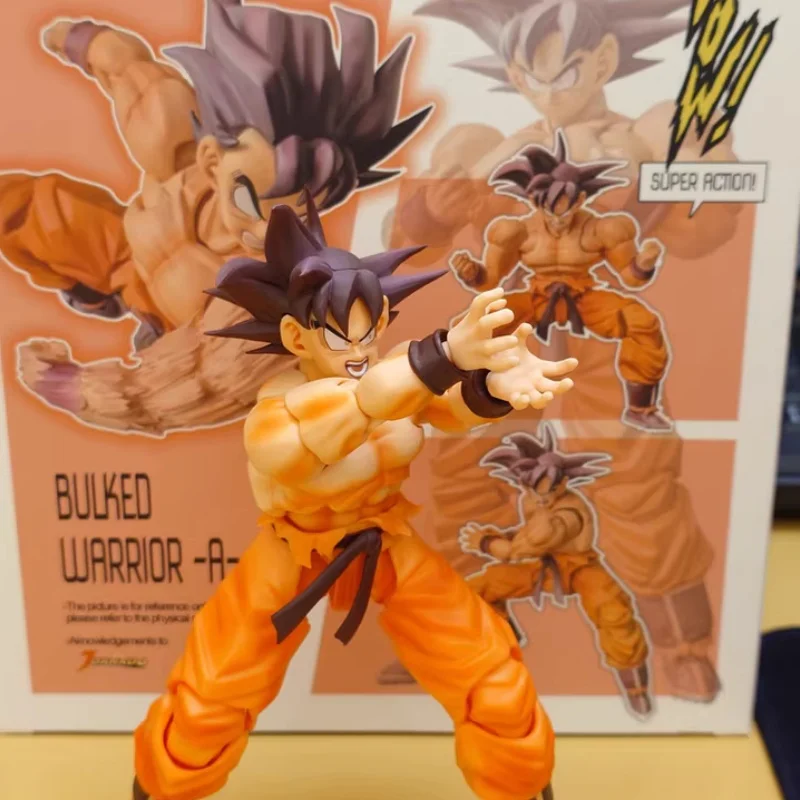 

Wow Superaction Studio SHF Dragon Ball Son Goku Фигурка Kakarotto Kaiouken Goku Фигурка Настольная декоративная модель игрушки