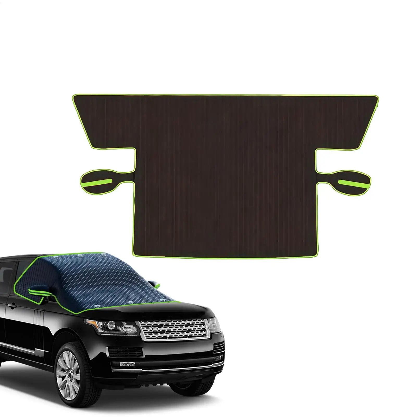 

260*115 cm universal Car Windshield Cover for Ice and Snow Waterproof Reflective Protector magnetic Winter Windshield Covers