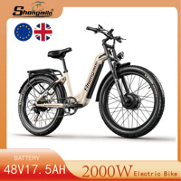 Shengmilo S700 26*3.0 Inch Fat Tires, Dual Motors, 1000W*2 Motors 17.5AH Battery, 45km/h Speed, 75km Range, Adult E-bike