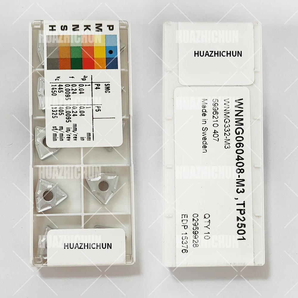 

HUAZHICHUN WNMG060402-M3 TP2501 Общие токарные пластины