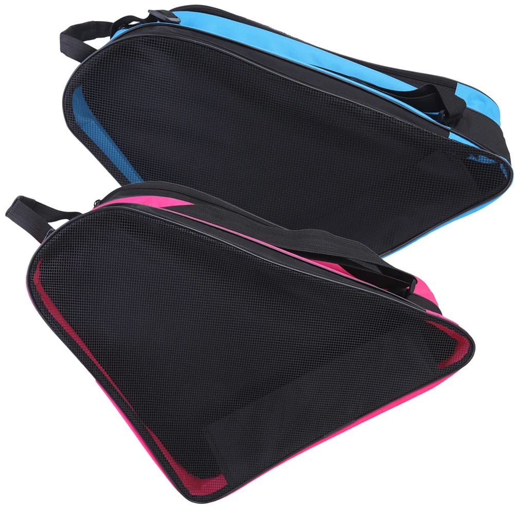 

2pcs Shoes Holder Wear-Resist Bag Skating Shoe Container Supplies Portable Roller Holder Durable Skates Storage Bag Roller