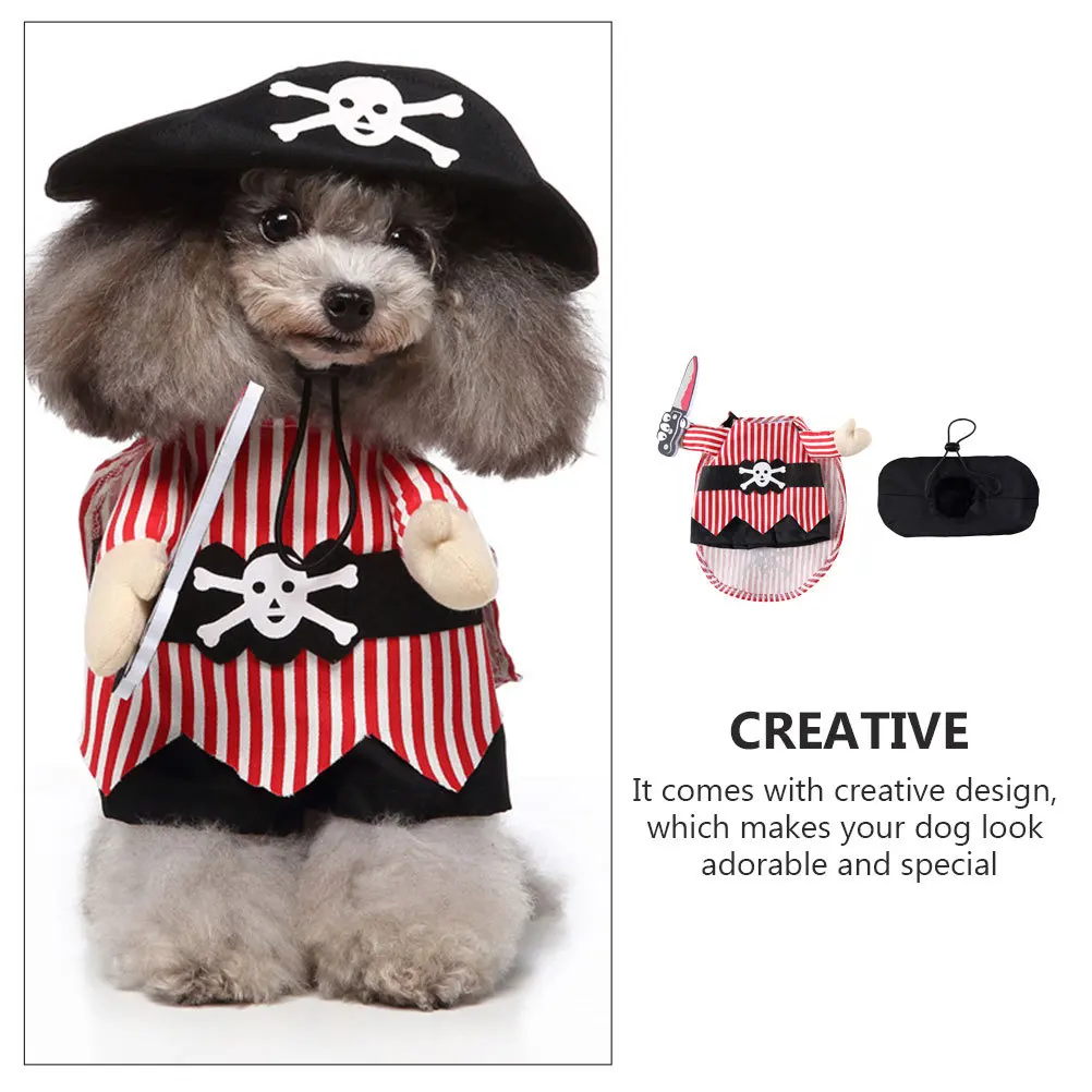 

1 set Dog Clothes Standing Style Pet Costume Durable Outdoor Wear For Daily Party Walking Jogging Pet Supplies