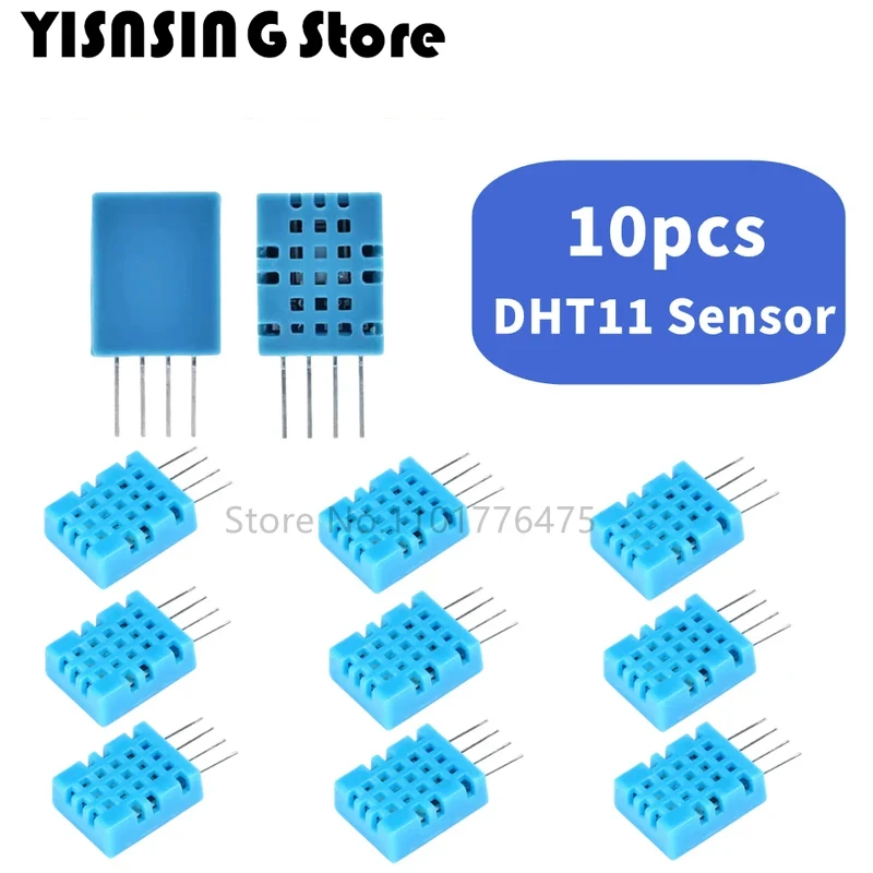 10pcs/ 3pin KY-015 DHT-11 DHT11 Digital Temperature And Relative Humidity Sensor Module PCB For Arduino DIY Starter Kit