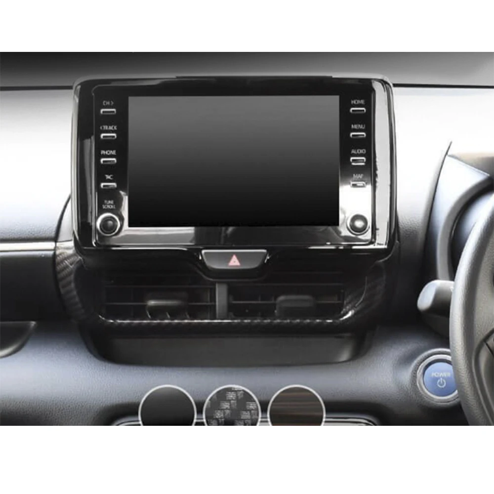 

Car Air Conditioner Panel Decoration Strip ABS Sticker For Toyota Yaris GR and Yaris Interior Auto Accessory
