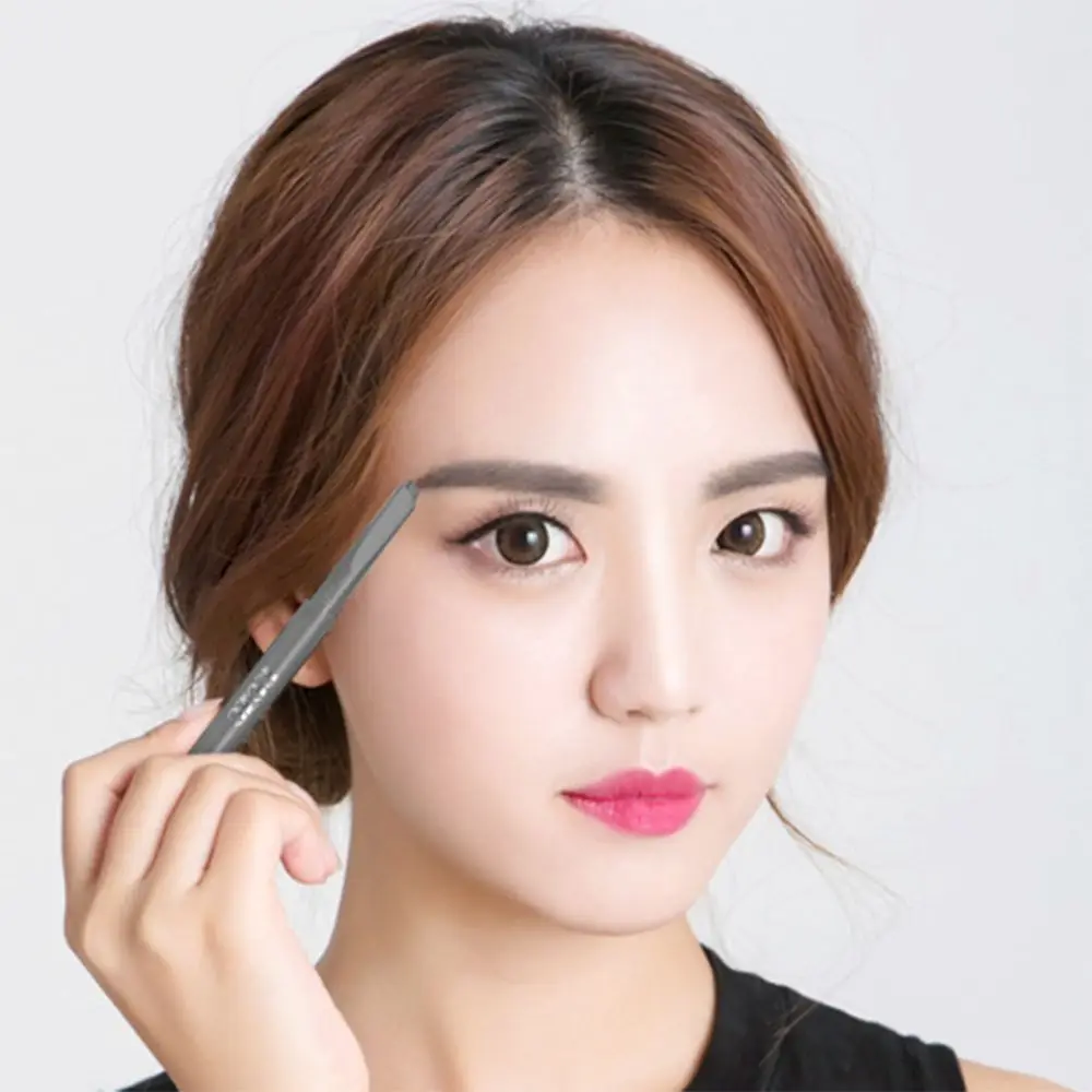 Waterproof Double Heads Eyebrow Pencil Long-lasting Non-Smudged Eyebrow Brush Sweatproof No Decolorization Eyebrow Pen Makeup