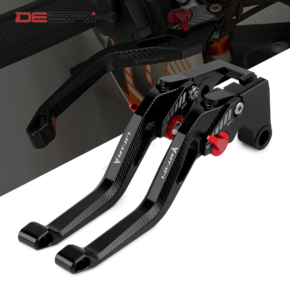 

High Quality CNC Aluminum Short Brakes Clutch Levers For Yamaha MT-07 MT07 2025 2026 With MT07 LOGO Motorcycle Accessories