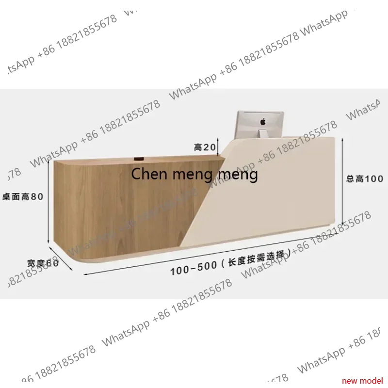 Asmt49Italian Style Beauty Salon Reception Desks Simplicity Modern Clothing Store Reception Desks Hotel Office urniture Recepce