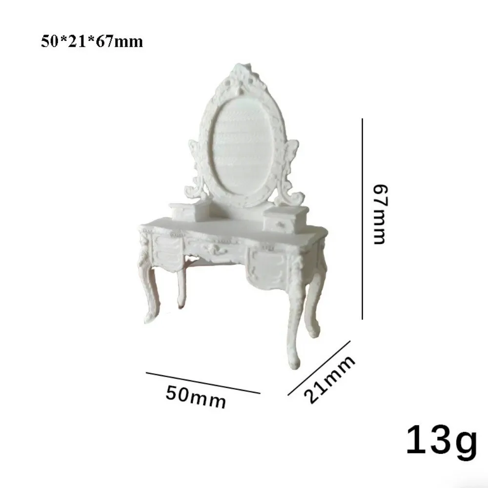 1:12 Dollhouse Simulation Sofa Mini Multistyles Miniature Stool Chairs European Style Sofa Model