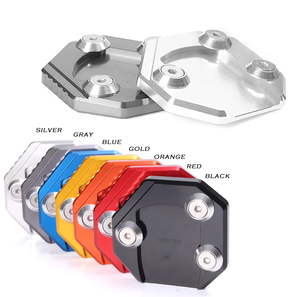

Алюминиевая Подставка для мотоцикла sidnand, боковая подставка, удлинитель, базовая пластина, увеличитель крышки для Suzuki GSR750 GSXS1000F