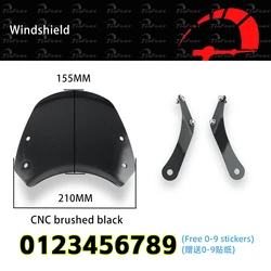 For XSR125 XSR155 XSR 700 XSR 900 XJ400 XJR1200 XJR XJR 1300 Motorcycle Windshield Windscreen Visor Wind Screen Deflector Kit
