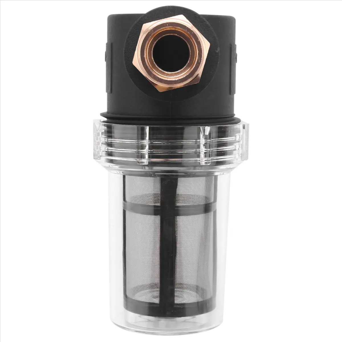 Budget-Friendly Sediment Filter Attachment Garden Hose Inlet Pressure Washer for Outdoor Gardening Water (100 Mesh Screen) + Ext