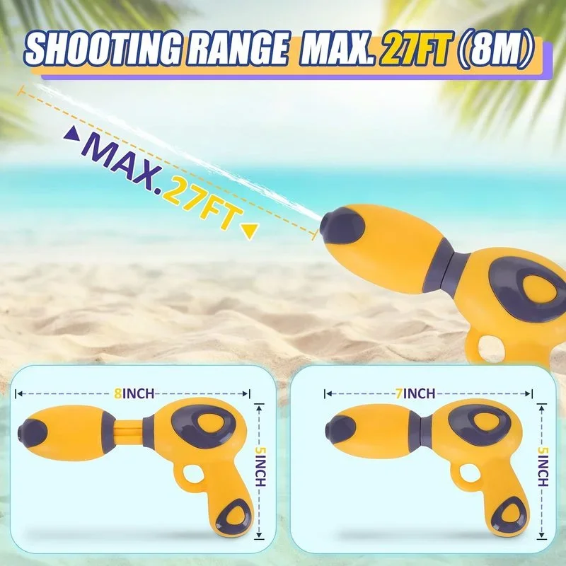Juguetes Mochila para padres e hijos Pistola de agua Interacción en la playa Mochila de piscina de verano Pistola de agua Juguetes para niños y niñas