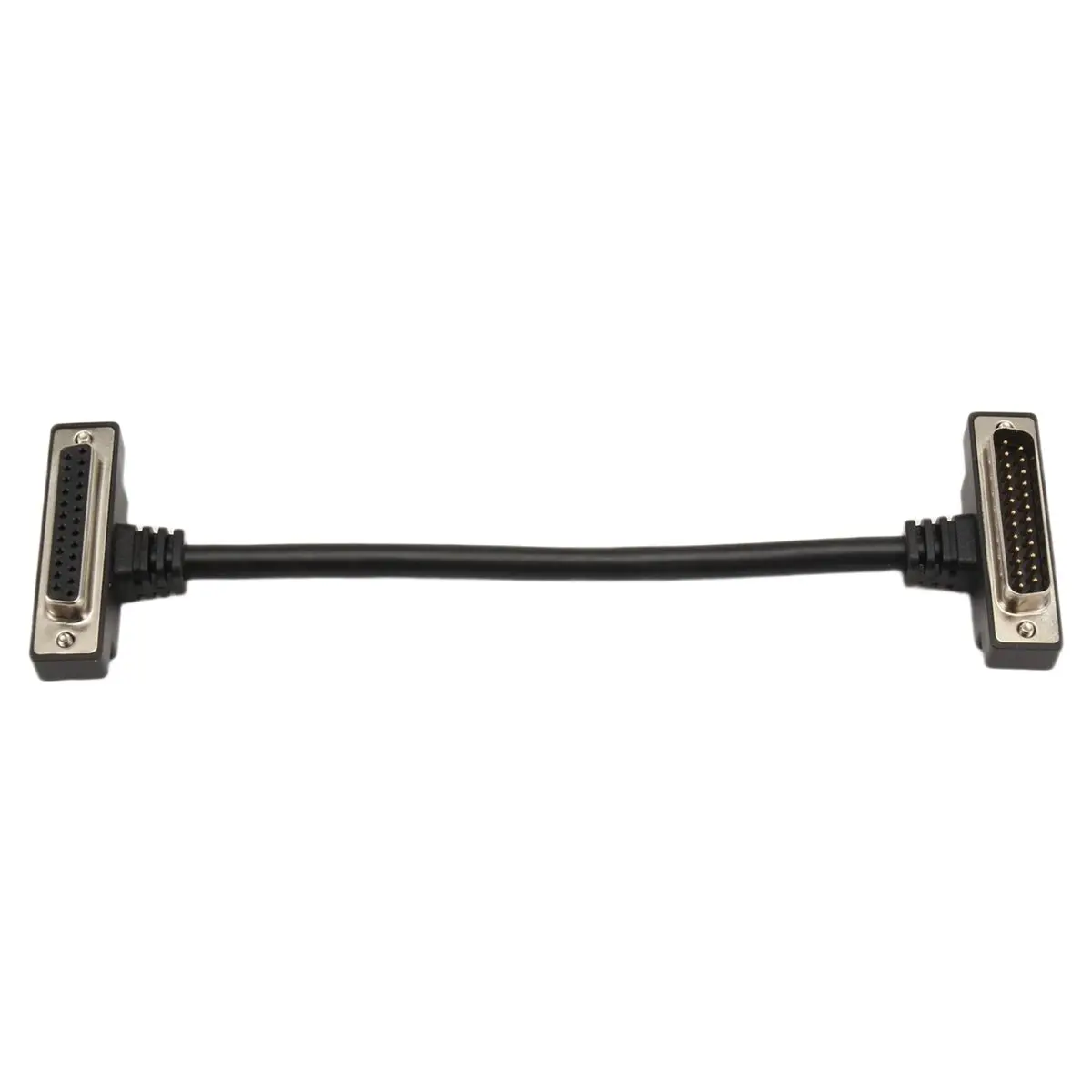 A85P UP Down Angled Low Profile DB25 Male to Female Extension Cable Right Angled Slim DB25Pin Changer Connector Printer Cable