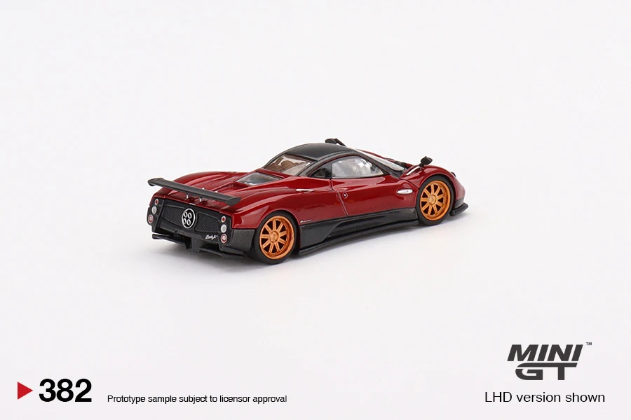 1:64 Pagani Zonda F alloy die-cast simulation car models, boys' toys, adult collection pieces, children's holiday birthday gifts