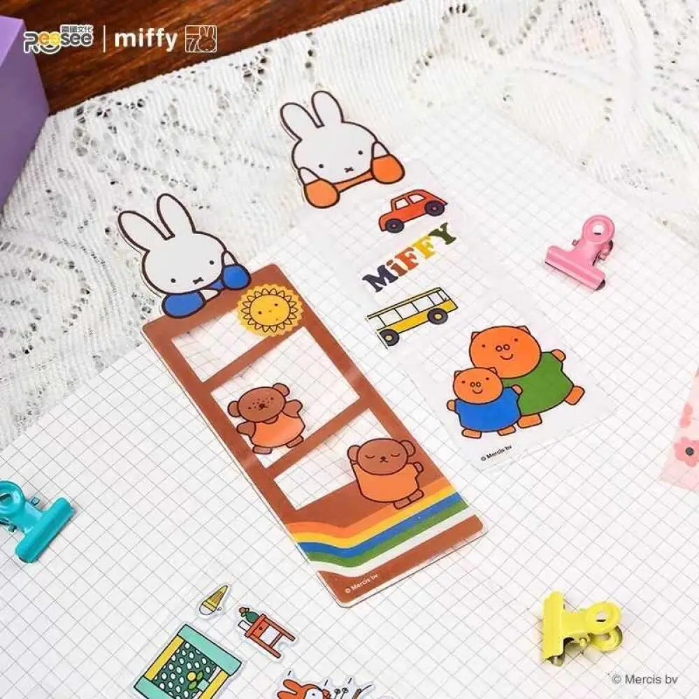 Miffy manual bolsa ciega pegatina caja ciega juguetes periféricos de marca compartida regalos de cumpleaños para niñas