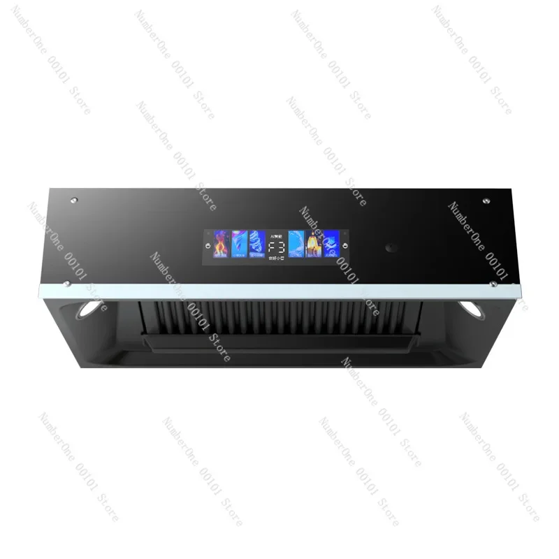 Strong Suction Auto Clean Range Hood, 800Pa High Wind Pressure Kitchen Ventilation, Top Absorb Home Use