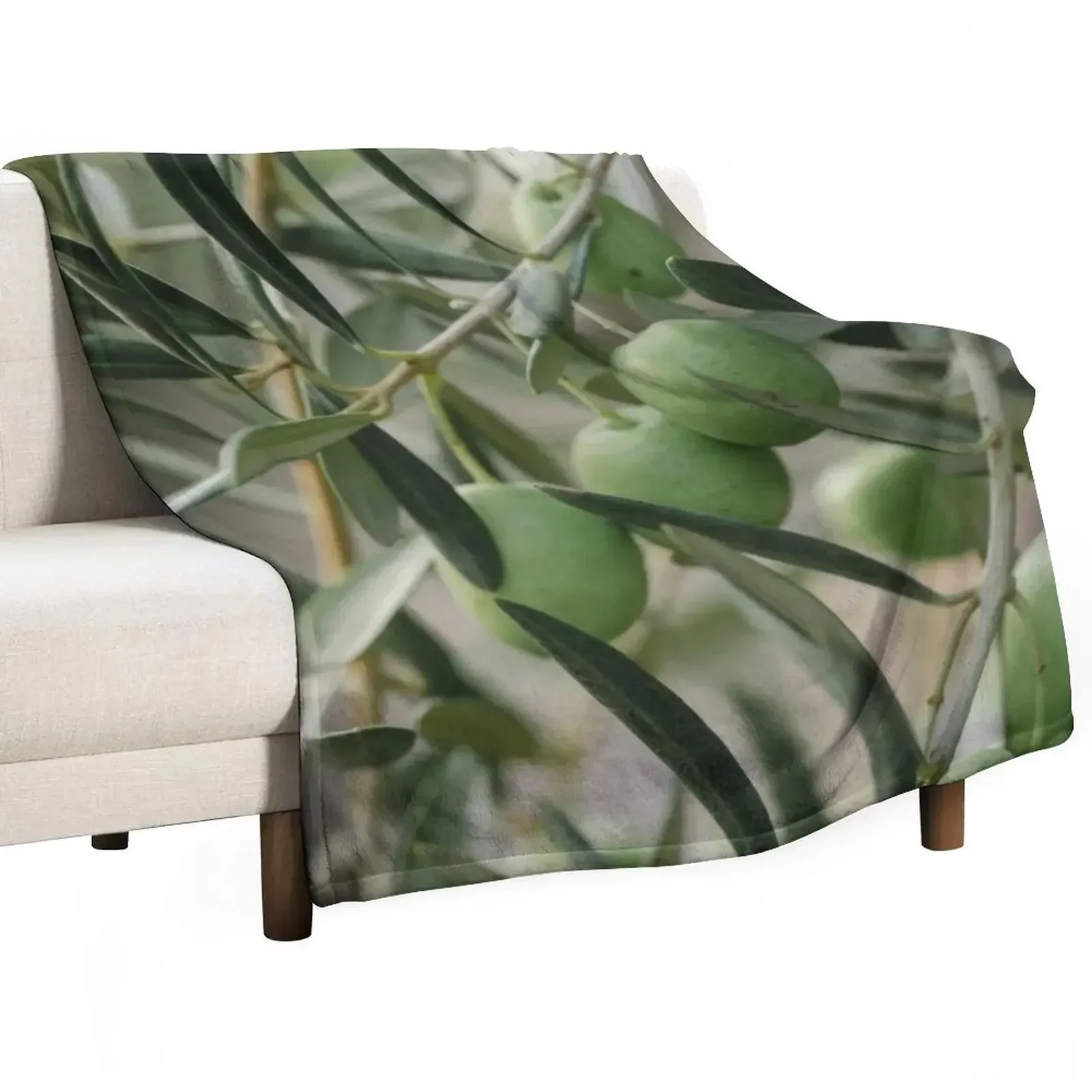 

Olive tree Throw Blanket Beach Fashion Sofas Blankets