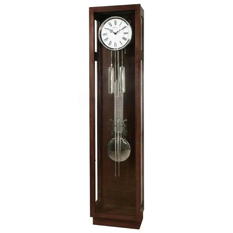 European-Style the Grandfather Clock Living Room Simple Mechanical Floor Clock Hermle Movement Light Luxury Modern