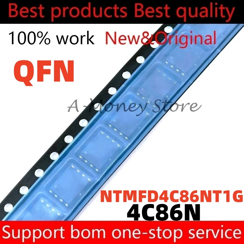 

(2-5pcs)4C86N NTMFD4C86N NTMFD4C86NT1G QFN-8