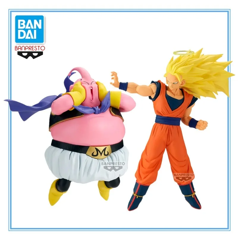 

Original BANDAI Banpresto Dragon Ball MATCH MAKERS Majin Buu Goku PVC Anime Figures Action Figure Model Toys Christmas Gifts