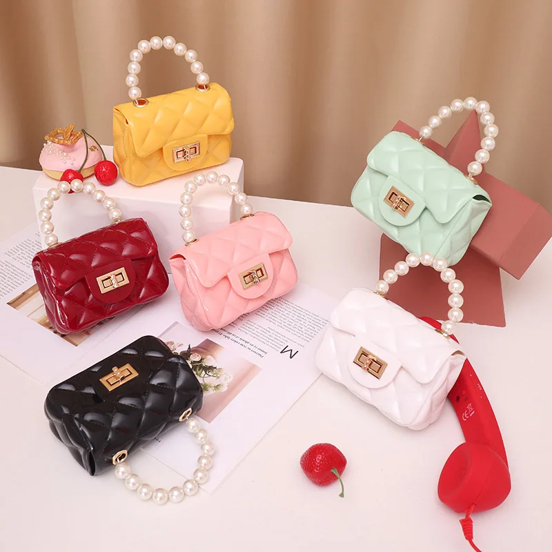 

Fashion Kids PU Leather Crossbody Bags Girls Shoulder Bags Children Mini Coin Purses Jelly Bag Kids Handbag Gifts