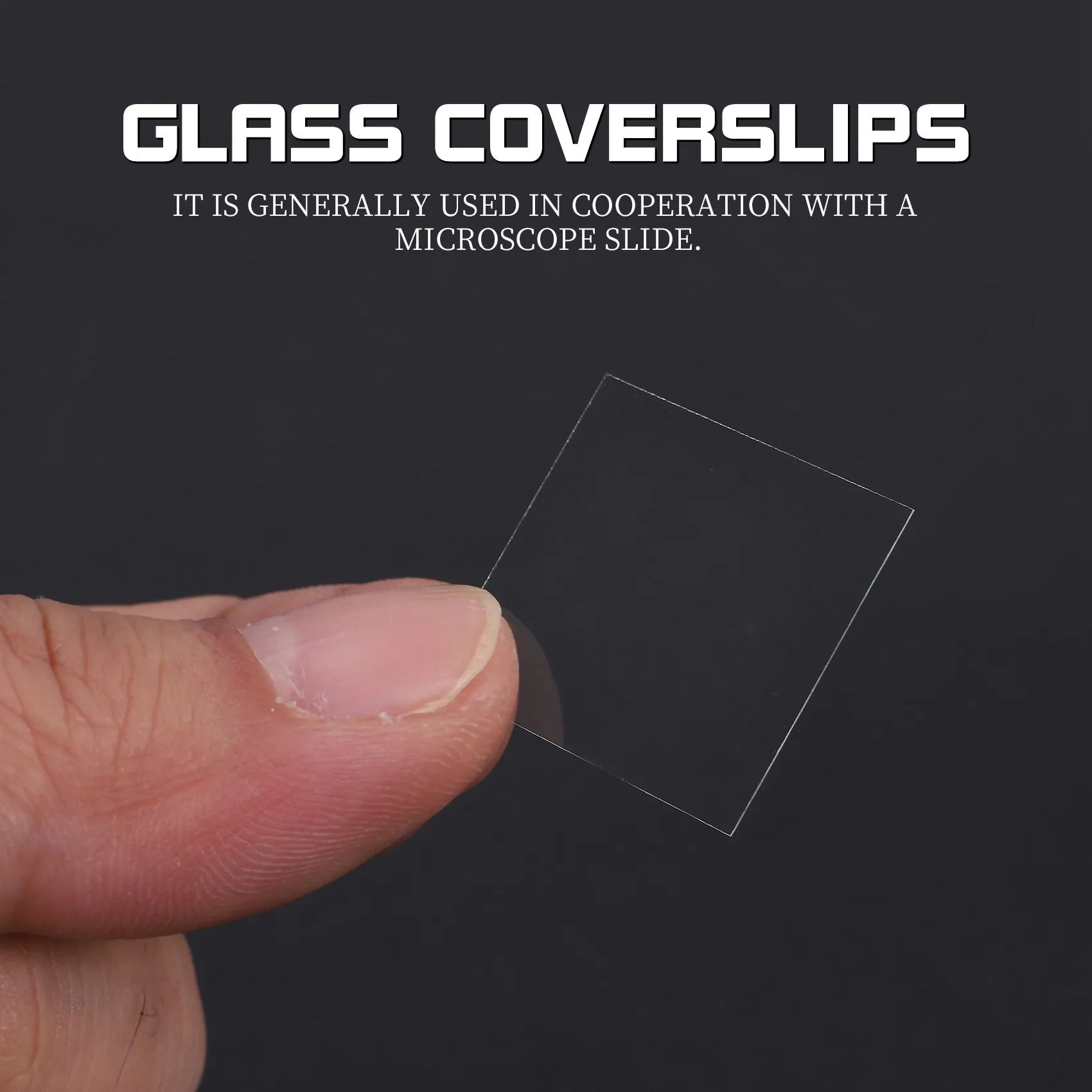 100pcs Transparent Slides Coverslips Coverslides 22x22mm For Microscope