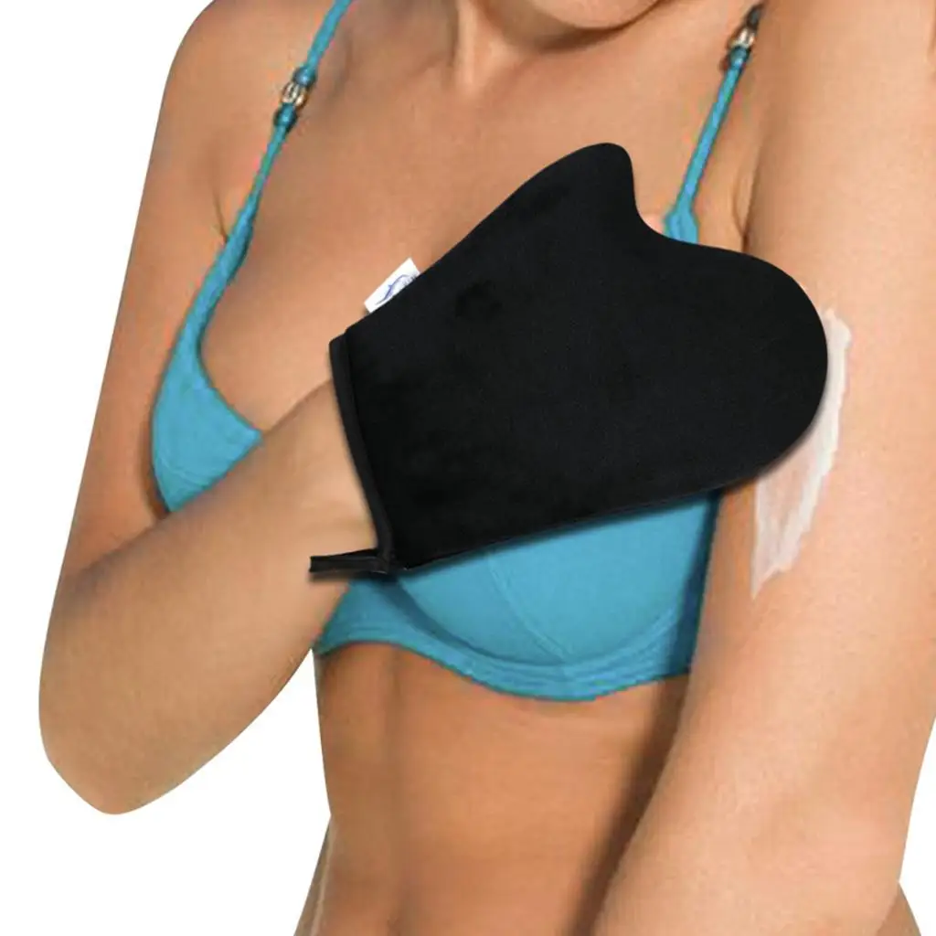 

Velvet Self Tanning Applicator Mitt for Sunless Tan Protects Hand From Stain