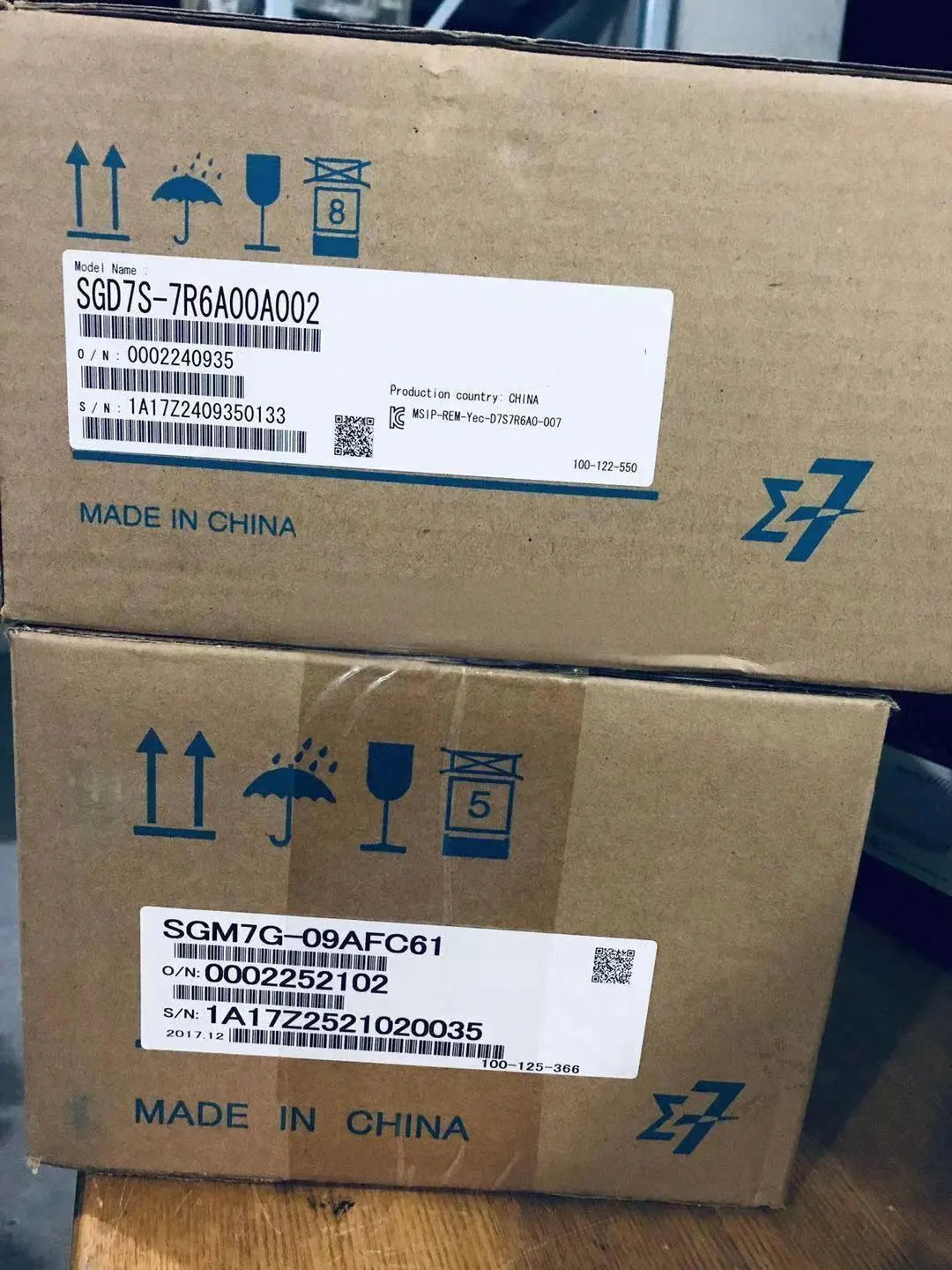 

Brand New SGM7G-09AFC61+SGD7S-7R6A00A002 One Year Warranty